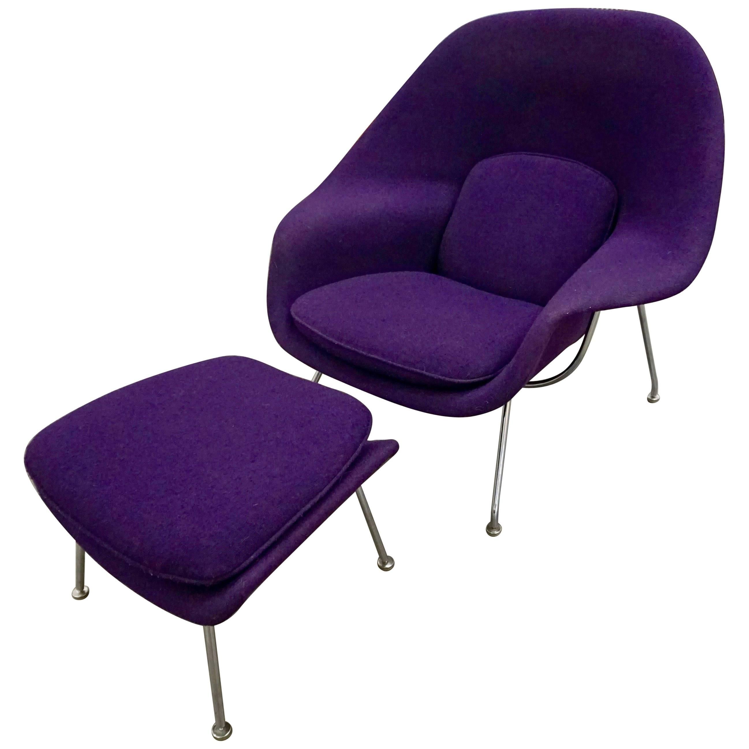 Eero Saarinen "Womb" Lounge Chair and Ottoman