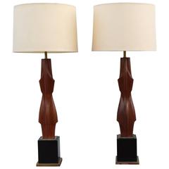 Monumental Sculptural Table Lamps by Laurel 10