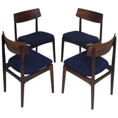 Solid Rosewood Danish Chairs