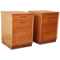 Pair of Edward Wormley for Dunbar Mid-Century Nightstands or Chests of Drawers