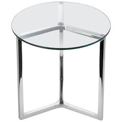 Raj 2 Coffee or Side Table in Glass and Polished Chrome by Gallotti & Radice 5