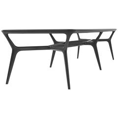 Ceccotti Seven Miles Dining Table in Solid American Walnut with Glass/Wood Top 3