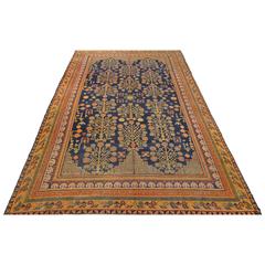 Antique Samarkan Carpet, 19th Century