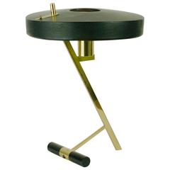 Brass Table Lamp by Louis Kalff for Philips