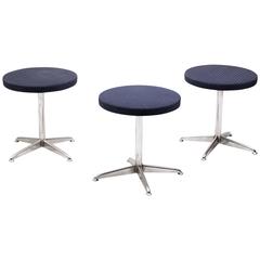 Set of Three Dutch Mid-Century Modern Stools 12