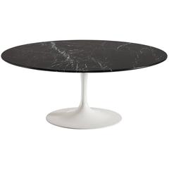 Eero Saarinen Nero Marble Pedestal Table