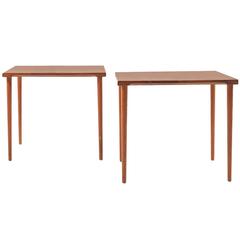 Pair of Mid-Century Danish Teak Side Tables by France & Son