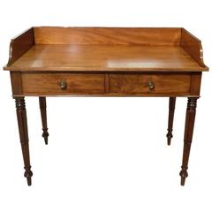 Mahogany William IV Period Two-Drawer Hall Table
