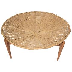 "Solaria" Basket Table by Gabriela Valenzuela-Hirsch