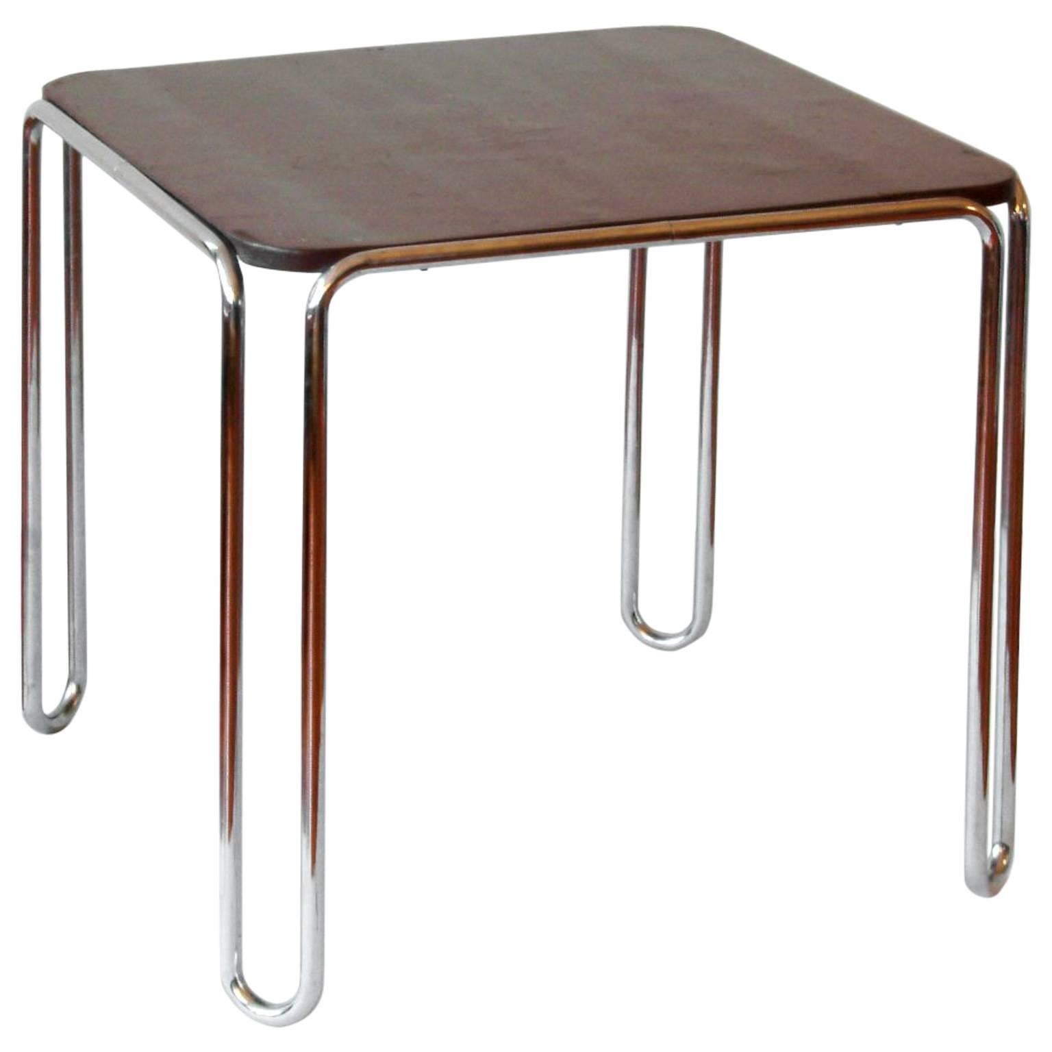 Tubular-Steel B10 Table by Marcel Breuer, Standard Möbel, Berlin, circa 1929