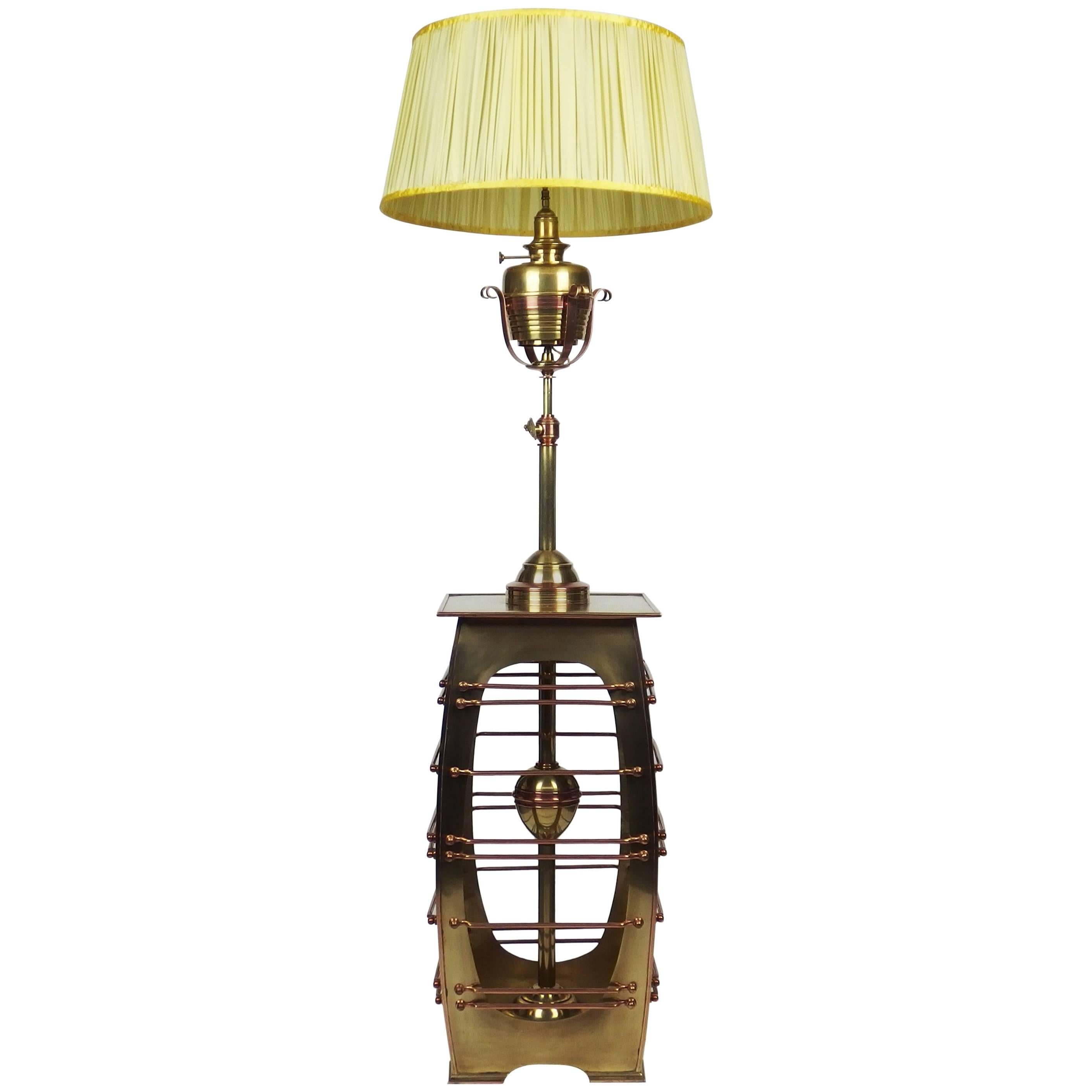 jugendstill Adjustable Floor Lamp For Sale