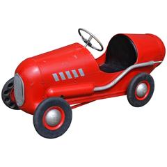 Vintage 1950s Triang Racer Metal Pedal Car