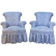 Pair of George Smith Club Chairs 8