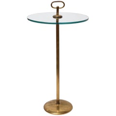 Brass and Glass Smoking Table