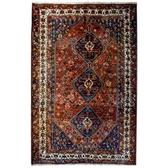 Remarquable tapis Ghashghaei du début du XXe siècle