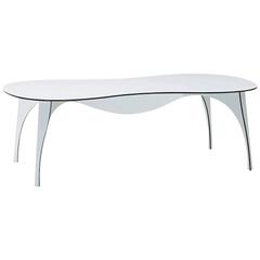 No Waste Dining Table in Aluminum by Ron Arad for Moroso Indoor/Outdoor Use