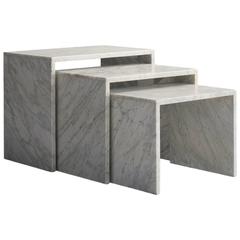 Set of Marble Nesting Tables