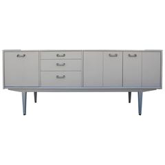 Modern Light Grey Danish Style Credenza or Sideboard Arne Vodder 10
