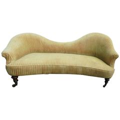 19th Century English Upholstered Sofa by Charles Hindley and Son, London