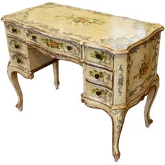Early 20th Century Louis XV Style Italian Writing Desk or Dressing Table