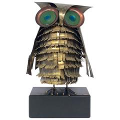 Whimsical Owl Sculpture by Curtis Jere