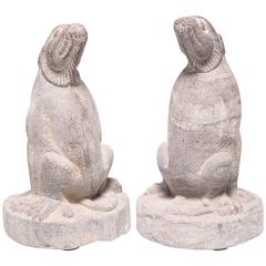 Pair of Mythical Stone Charms 9