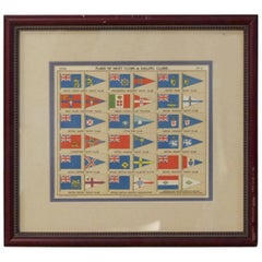 Framed Authentic Page from Yacht Register, 1938