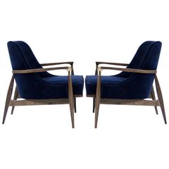 Danish Modern Lounge Chairs in the Style of Ib Kofod-Larsen