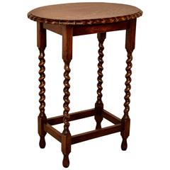 Oval English Occasional Table, circa 1900