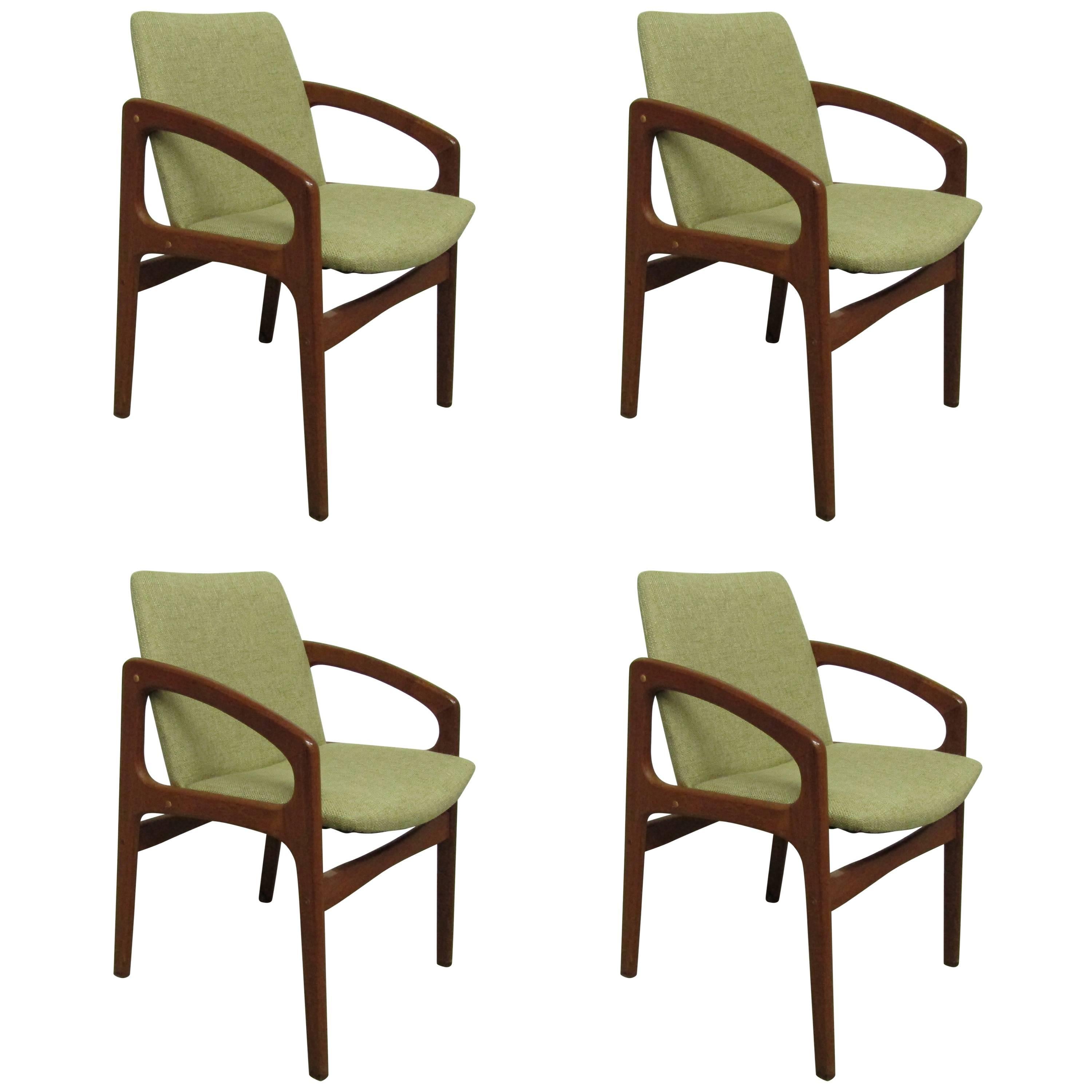Cool Danish Teak Chairs, Set of two For Sale