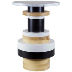 Tall Sass Side Table from Souda with Small Marble Top 2