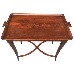 Carl Bergsten Swedish Grace Period Itarsia Occasional Table 2