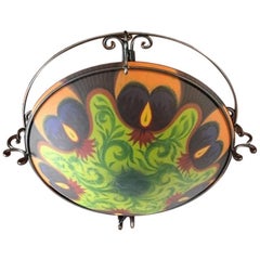 Ulla Darni "Ibis-Purple"  Flush Mount Chandelier