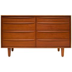 Svend Aage Madsen Eight-Drawer Bureau or Dresser in Teak