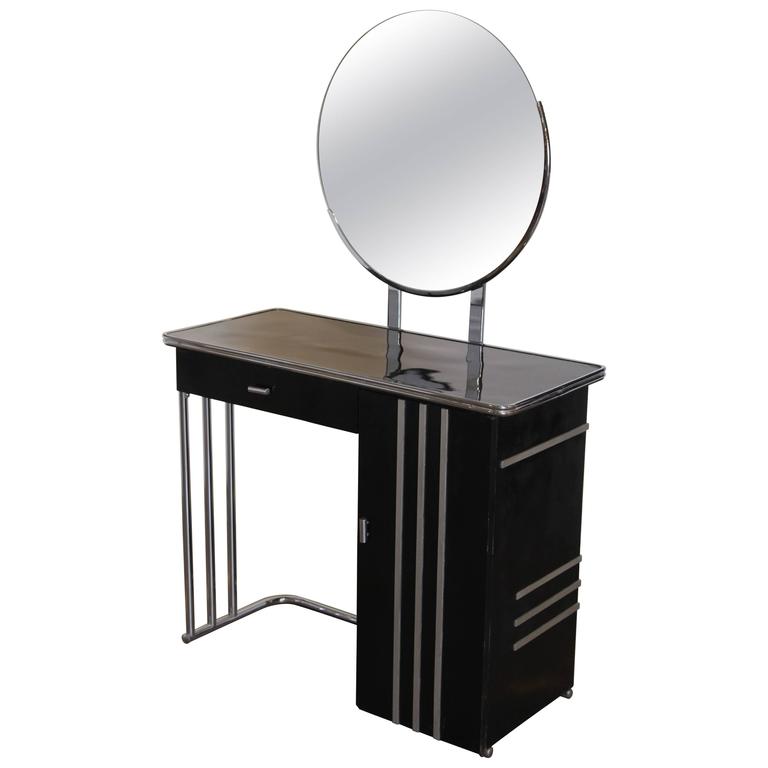 Oak and Iron Dressing Table by Comte, 19361938 For Sale at 1stdibs