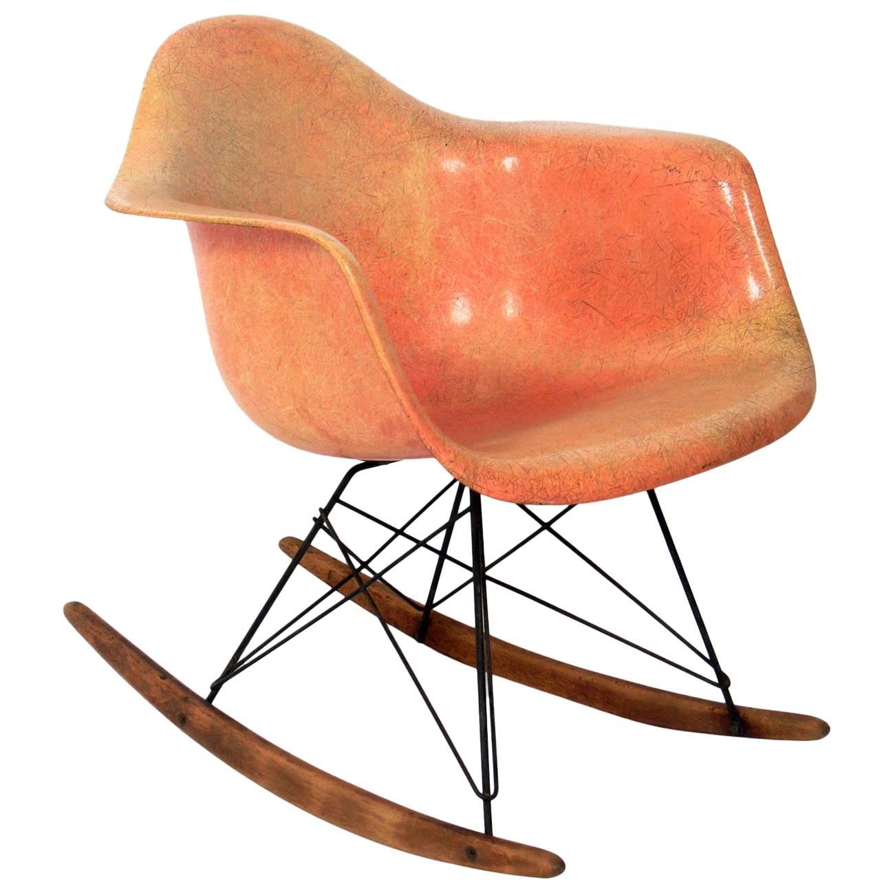 Early All Original Zenith Rope Edge Rocker designed by Charles Eames