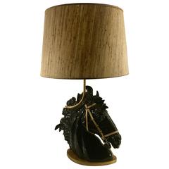Large Gucci Horse Head Sculpture, as a Lamp 5