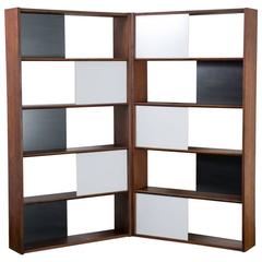 Retro Mid-Century Room Divider/Bookcase by Evans Clark for Glenn of California