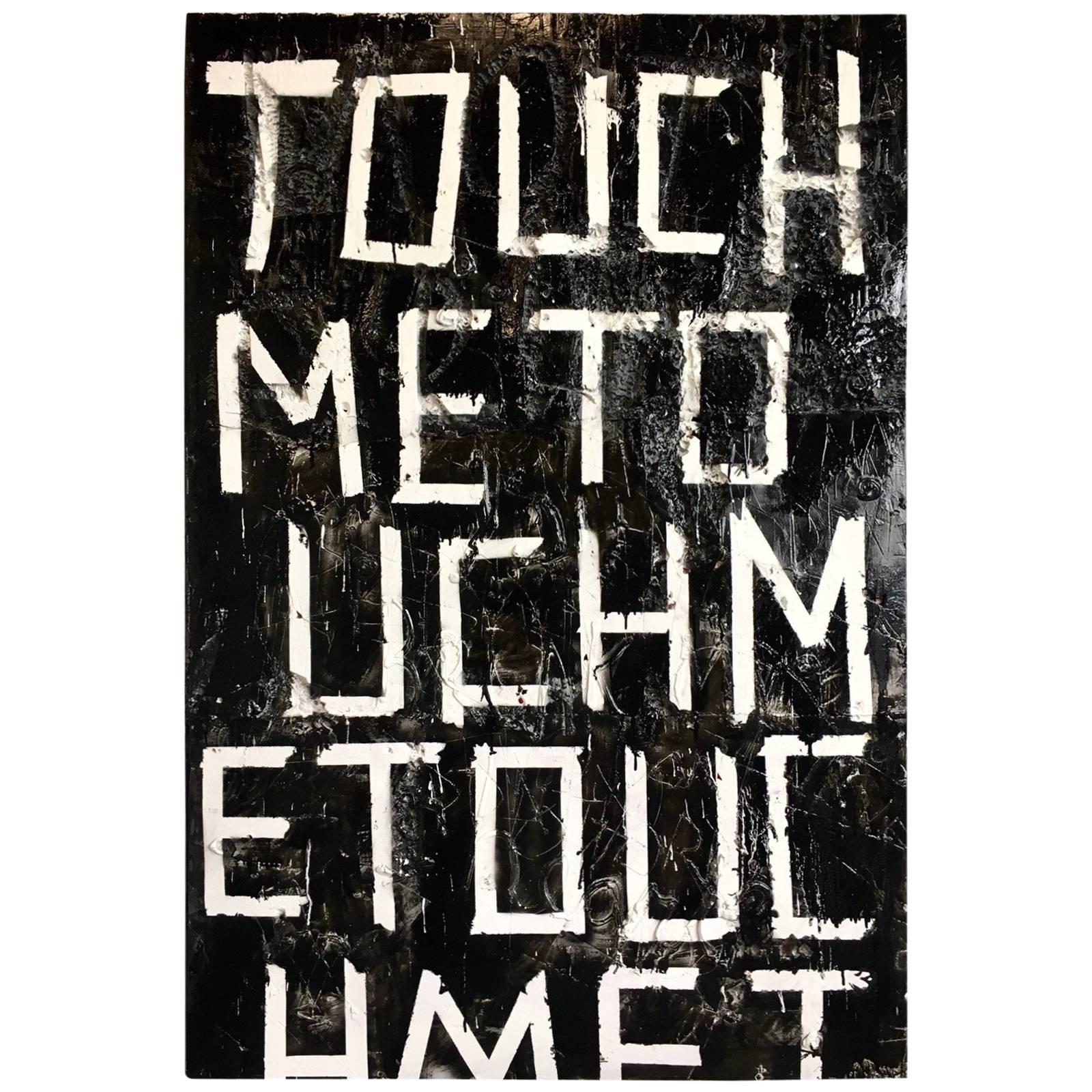 Contemporary Oil Painting "Touch Me (3)" by Eric Stefanski For Sale