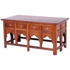 Antique Anglo Indian Mahogany Coffee Table