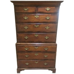 18th Century English Chest on Chest