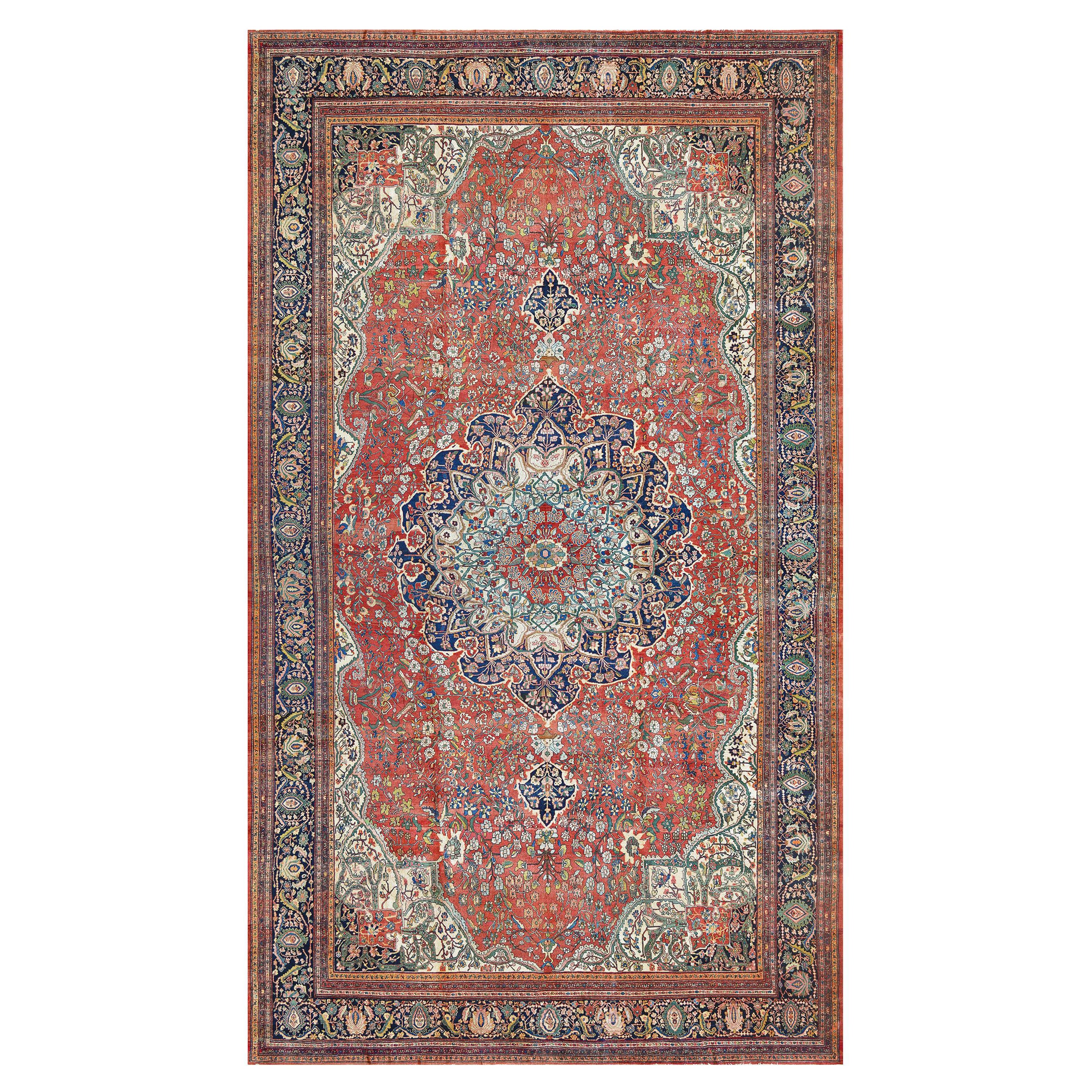 Late 19th Century Fereghan Rug from West Persia