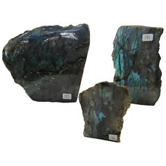 Group of Three Labradorite Specimens