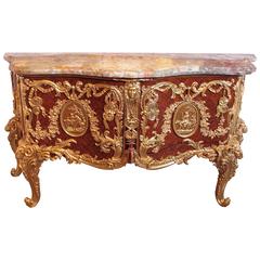 19th Century Fine French Commode after Antoine Robert Gaudreaus 8