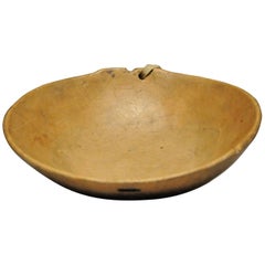 19th Century Native American Bowl with Raised Crest
