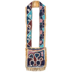 19th Century Native American Oklahoma Territory Bandolier Bag