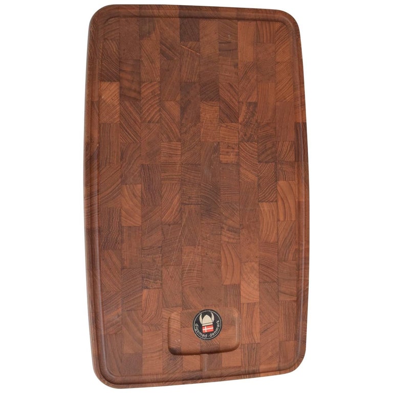 1960s DIGSMED Teakwood Cutting Board Cheese Charcuterie Denmark For
