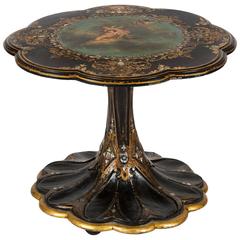 Mother-of-Pearl Inlaid Pedestal