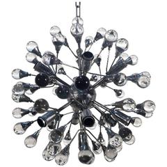 Glass Italian Sputnik Chandelier by Sciolari 2