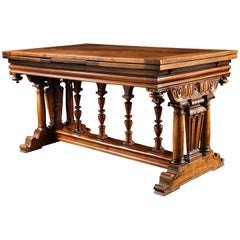 Antique French Second Renaissance Table Said 'à l'italienne'